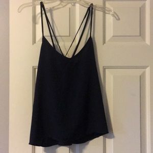 navy blue tank top